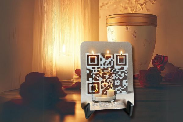What's included in the package you buy from Forever Connected: Bereavement and Remembrance Gifts: Memento with Artistic QR Code showing Candles. Scan & connect to a Digital Memorial, Bringing Memories to Life!