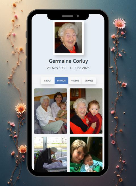 Create Your Digital Memorial Page via an easy web interface. It takes 5 minutes to setup and no technical skills are needed