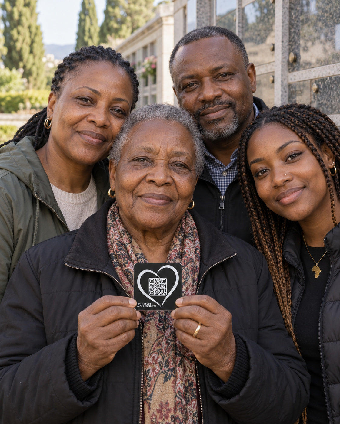 Heart: Complete Memorial Package (Online Tribute and a QR Plaque)