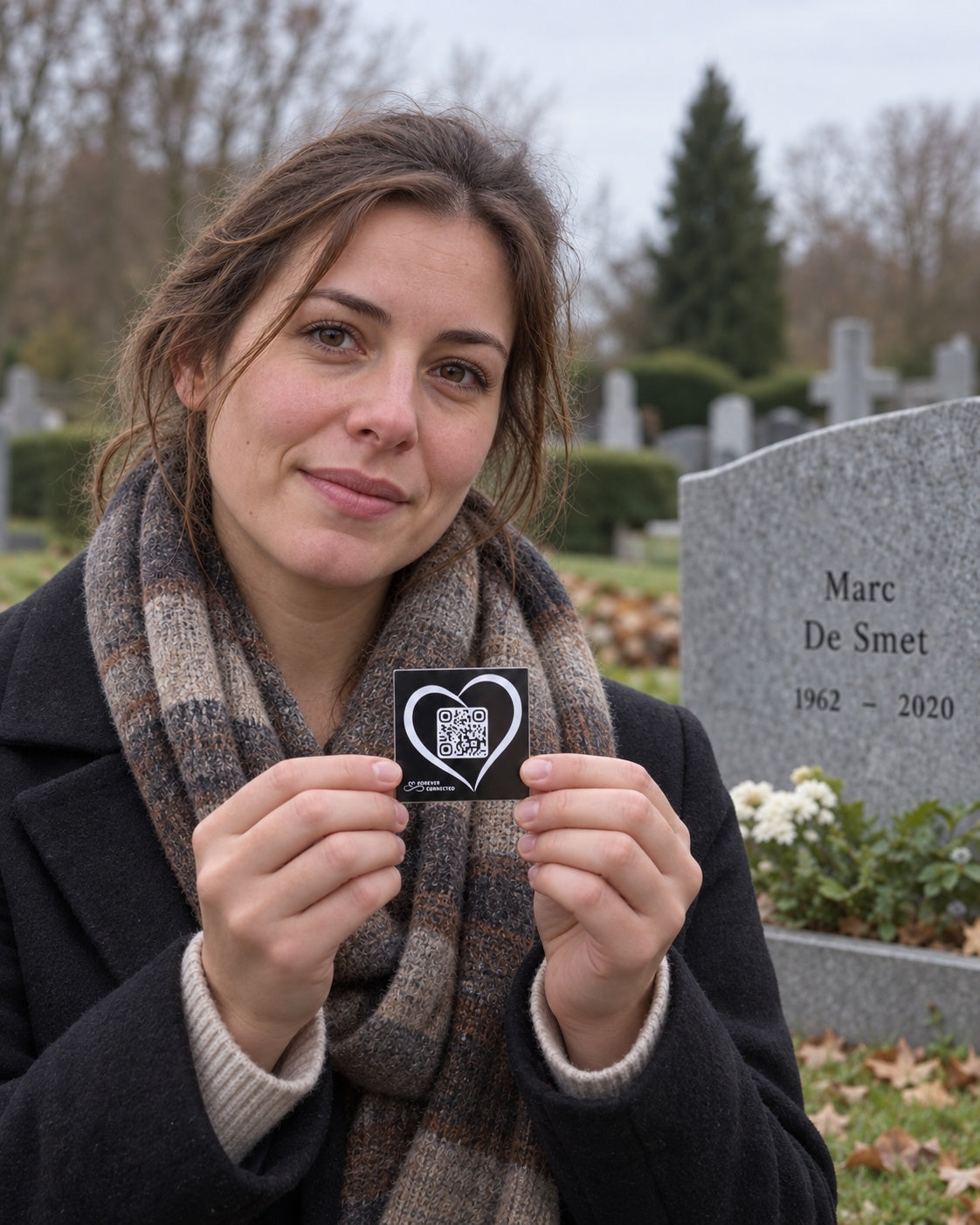 Heart: Complete Memorial Package (Online Tribute and a QR Plaque)